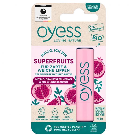 Oyess BIO - bálsamo labial com superfrutas