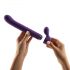 Vara Mágica - Vibrador com braço intercambiável (roxo)