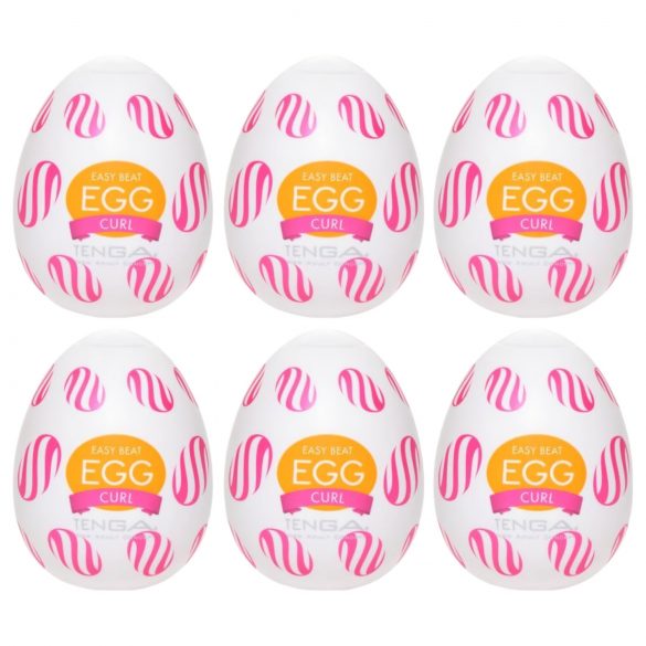 TENGA Egg Curl - Ovo Masturbador (6 unid.)