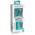 Dillio Curious Five - Dildo de Silicone (15cm) - Turquesa