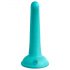 Dillio Curious Five - Dildo de Silicone (15cm) - Turquesa