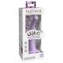 Dillio Curious Five - Dildo de silicone com ventosa (15cm) - roxo