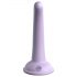 Dillio Curious Five - Dildo de silicone com ventosa (15cm) - roxo