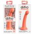 Explorador Secreto Dillio - Dildo com Glande (17cm) - Laranja