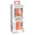 Dillio Grande Herói - Dildo de Silicone com Ventosa (17cm) - Laranja