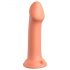 Dillio Grande Herói - Dildo de Silicone com Ventosa (17cm) - Laranja