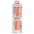 Dillio Wild Thing - Dildo Texturizado (19cm) - Laranja