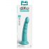 Dillio Slim Seven - Dildo Estimulante com Ventosa (20cm) - Turquesa