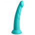 Dillio Slim Seven - Dildo Estimulante com Ventosa (20cm) - Turquesa