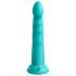 Dillio Slim Seven - Dildo Estimulante com Ventosa (20cm) - Turquesa