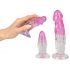 Crystal Clear - Conjunto de Treinadores Anais - 3pcs (Transparente-Rosa)