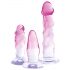 Crystal Clear - Conjunto de Treinadores Anais - 3pcs (Transparente-Rosa)