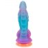 Beasty Cocks - Dildo Alien de Silicone (Azul-Laranja)