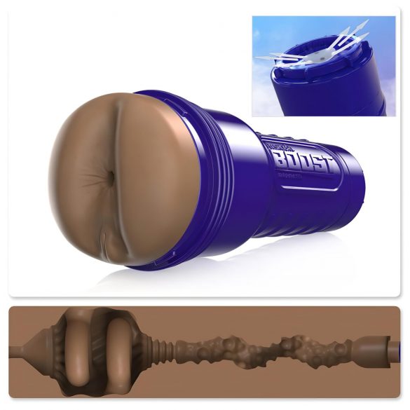 Fleshlight Boost Blast - masturbador realístico (marrom)