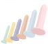 Conjunto de Dildos Treinadores - 6 Cores Vibrantes