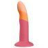 ROMP Dizi - Dildo flexível de silicone (pink-laranja)