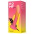 ROMP Dizi - Dildo flexível de silicone (pink-laranja)