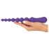 You2Toys - Dildo anal flexível com esferas (roxo)