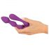 You2Toys - Dildo anal flexível com esferas - (roxo)