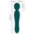 You2Toys Grande - vibrador massageador recarregável (verde)