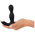 Rebel - Vibrador 2 em 1 com controle remoto (preto)