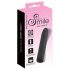 Sorriso - mini vibrador recarregável e à prova d'água (preto)