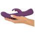 Javida - Vibrador empurrador com braço para clitóris (roxo)