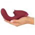 Javida - Vibrador 3 em 1 com Língua (Vermelho)