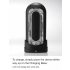 TENGA Flip Zero - potente masturbador (preto)