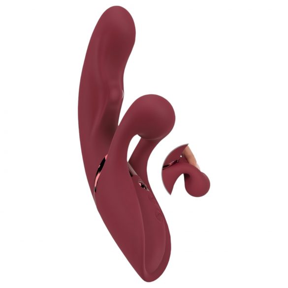 Rabbit Javida 2 Funções - vibrador recarregável vermelho