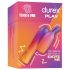 Durex Tease & Vibe - Vibrador com estimulador de coelho (rosa)