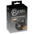 Rebel - Anel peniano vibratório estimulante (preto)