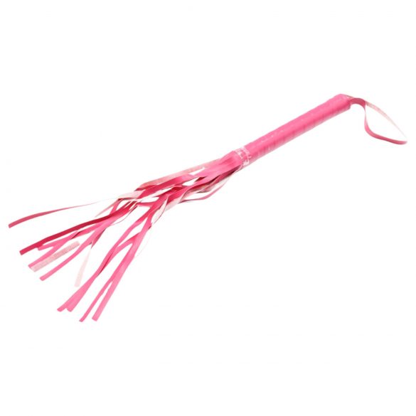 Chicote de couro sintético - rosa (42cm)