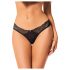 Obsessive Bella Rou - calcinha floral (preto)