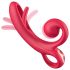 Sweet Play - Vibrador Língua com estimulador (vermelho)