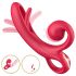 Sweet Play - Vibrador Língua com estimulador (vermelho)