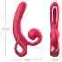 Sweet Play - Vibrador Língua com estimulador (vermelho)