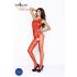 Passion BS036 - Body aberto c/ rosas (vermelho) - S-L