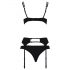 Conjunto de Lingerie Passion Floris (preto) - L/XL