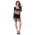 Minivestido Passion BS105 - Sexy e Sensual (Preto) - Tamanhos S-L