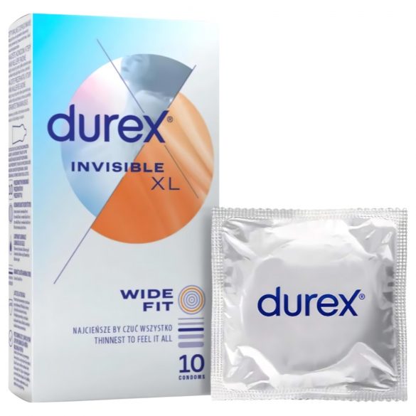 Durex Invisible XL - camisinhas extra grandes (10 unid.)