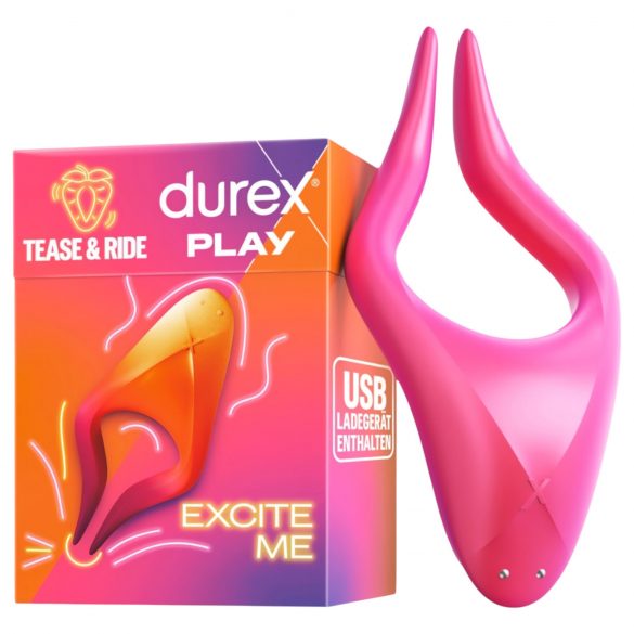 Durex Tease & Ride - Excitador de zonas erógenas (rosa)