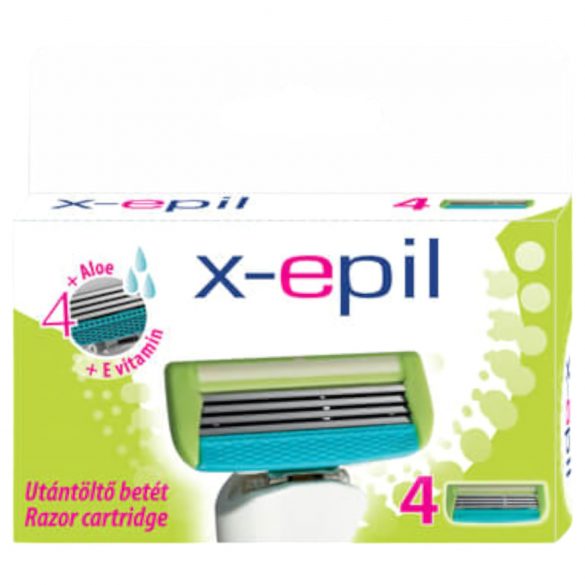 X-Epil - Cartucho de lâmina feminina 4 lâminas (4un)