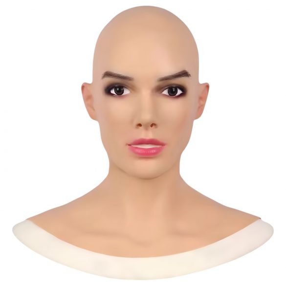 Máscara facial feminina em silicone (natural)