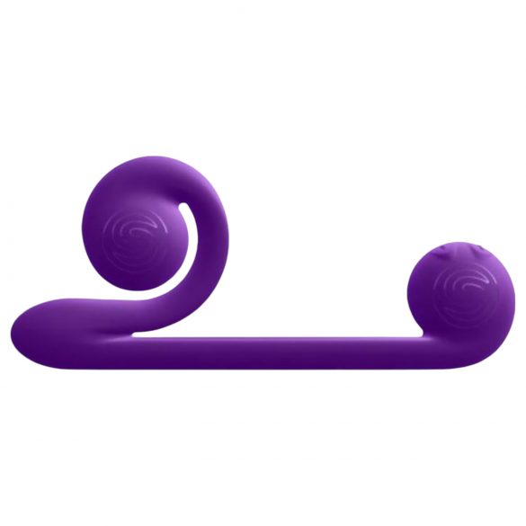 Snail Vibe Duo - Vibrador 3em1 recarregável (roxo)