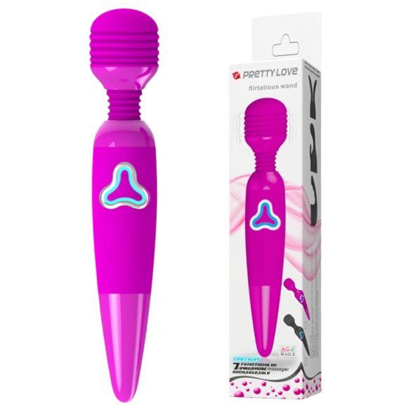 Pretty Love Wand - Vibrador recarregável para massagem (roxo)