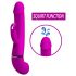 Pretty Love Henry - Vibrador potente com estimulador, cor-de-rosa