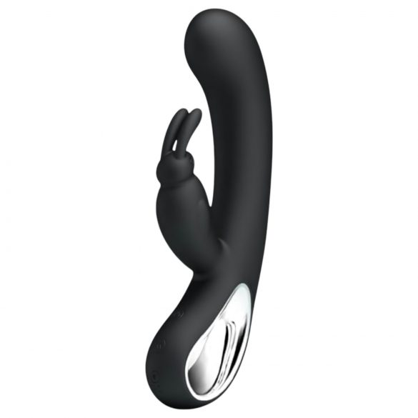 Pretty Love Webb - Vibrador resistente com estimulador (preto)