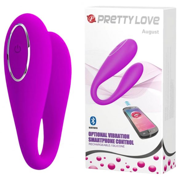 Pretty Love August - Recarregável G-spot e Clitóris Vibrador (rosa)