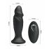 MR. PLAY - Vibrador Anal com Rádio e Bateria Recarregável (Preto)